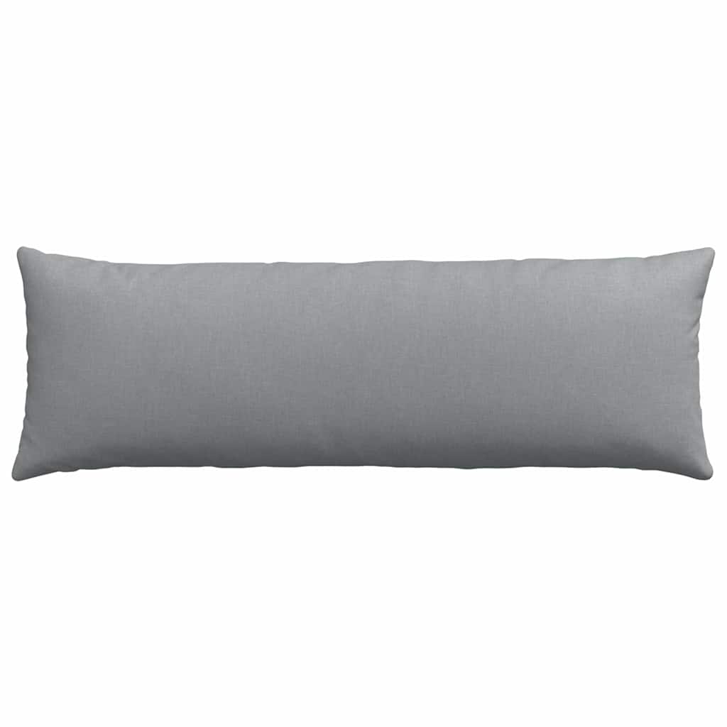 Sofa Pillows 2 pcs Light Grey 120 x 40 cm Fabric